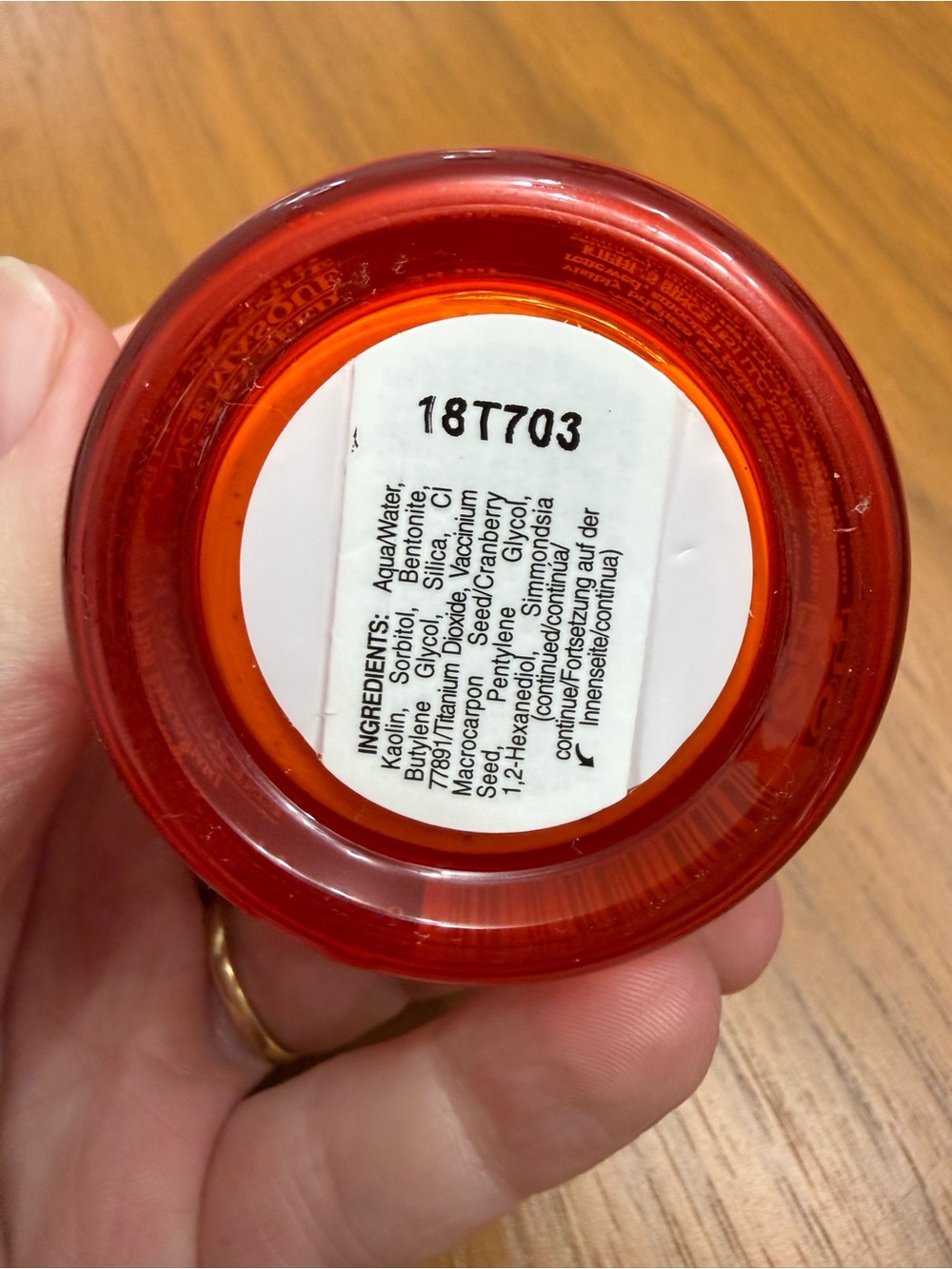 Kiehl's Orange Jar Skincare Mask with White Lid - Picture 3 of 3